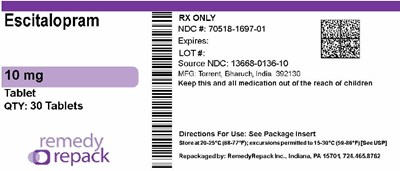 Escitalopram 10mg 70518 1697 01